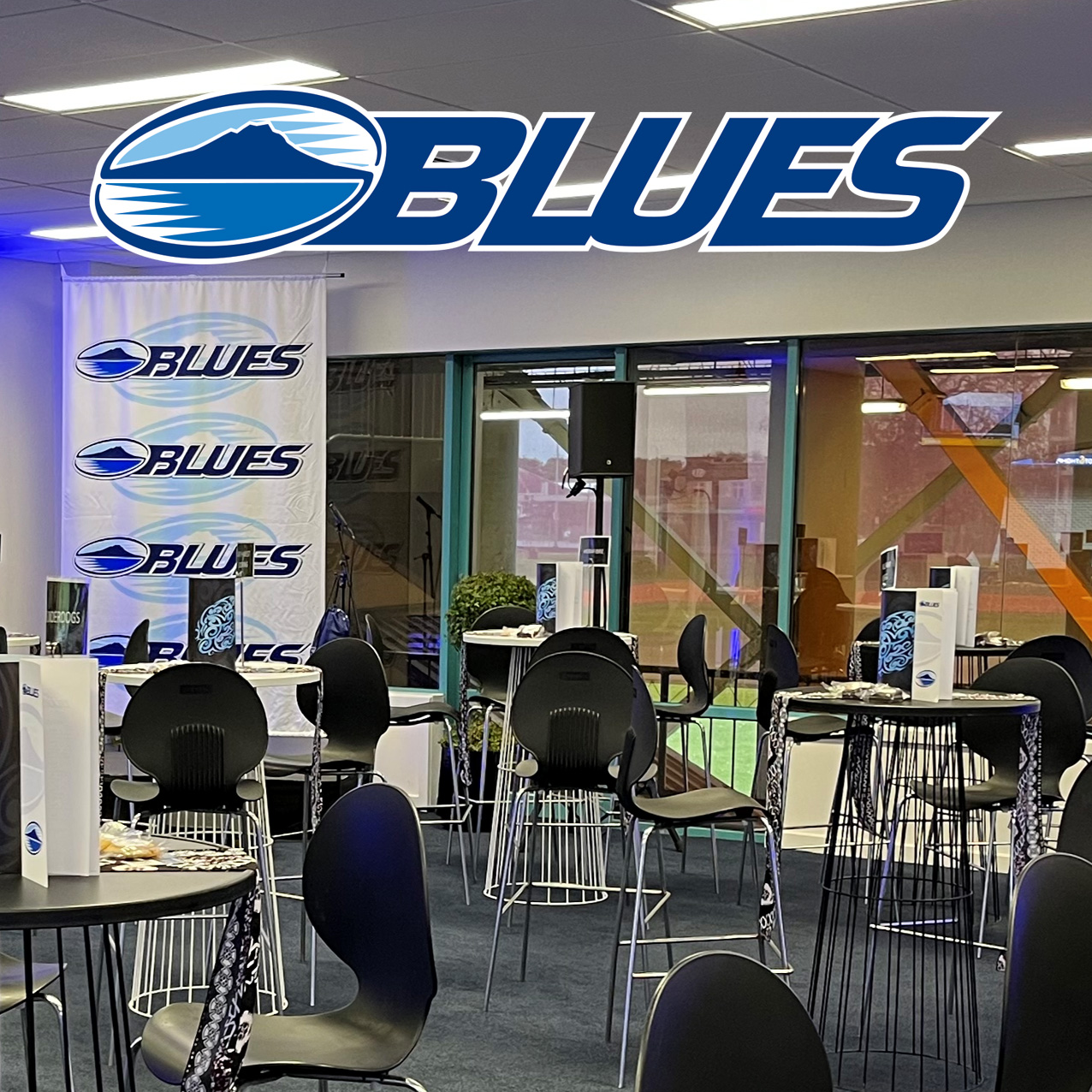 Blues Corporate Business Lounge Banner