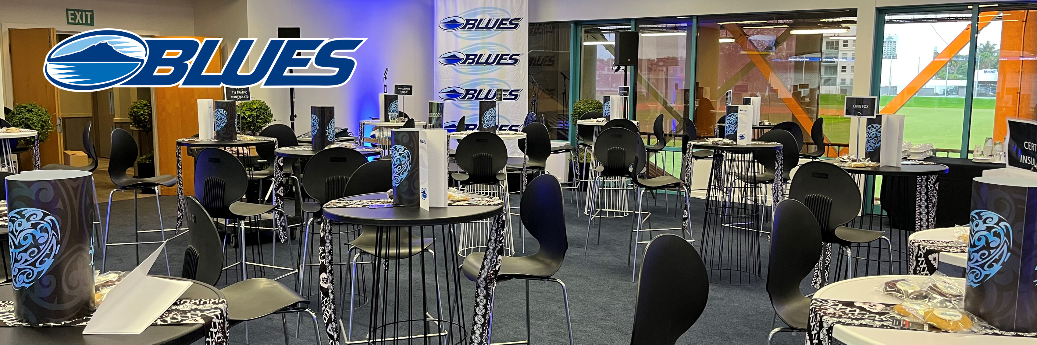 Blues Corporate Business Lounge Banner